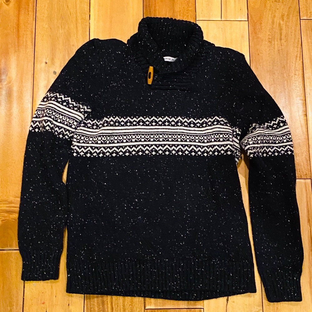 Holiday Christmas skiing alpine sweater boys